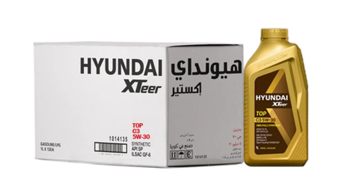كرتون زيت هيونداي اكستير TOP- 5w30  واحد لتر - Hyundai Xteer  TOP- 5w30 Motor Oil, 1 Liter