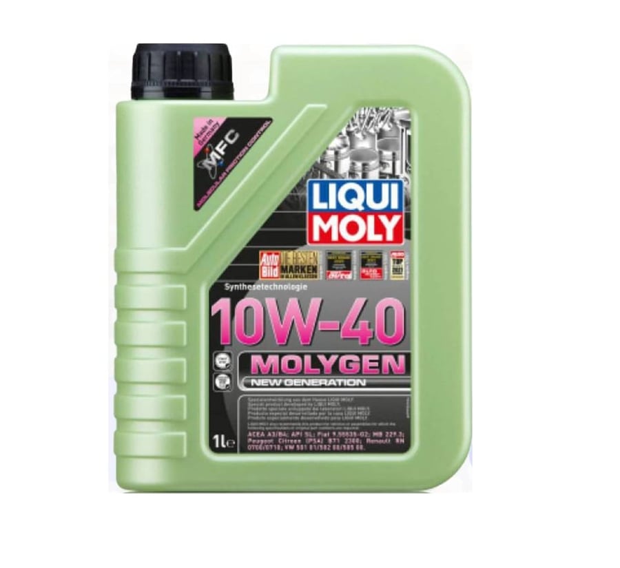 زيت ليكوى مولى  موليجين 10w40 واحد لتر - LIQUE MOLY Molygen 10W40- Motor Oil, 1 Liter
