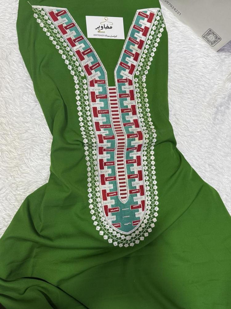 مخور كريب تطريز حرير وفصوص