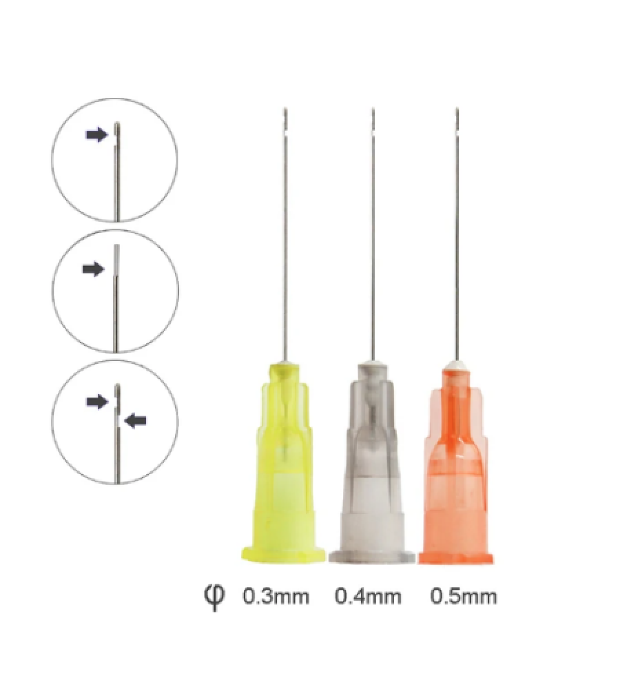 Double Vented Dental Irrigation Needle 27G
