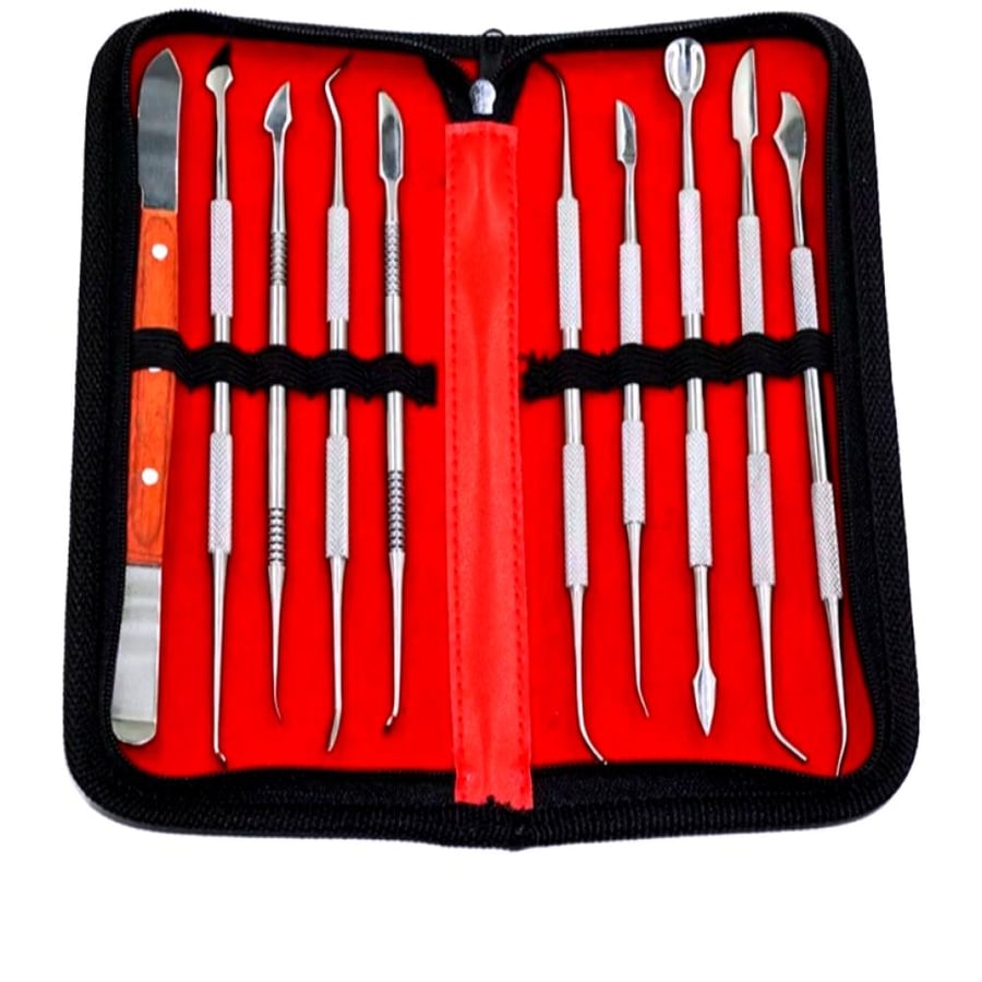 Instrument kit for wax carving