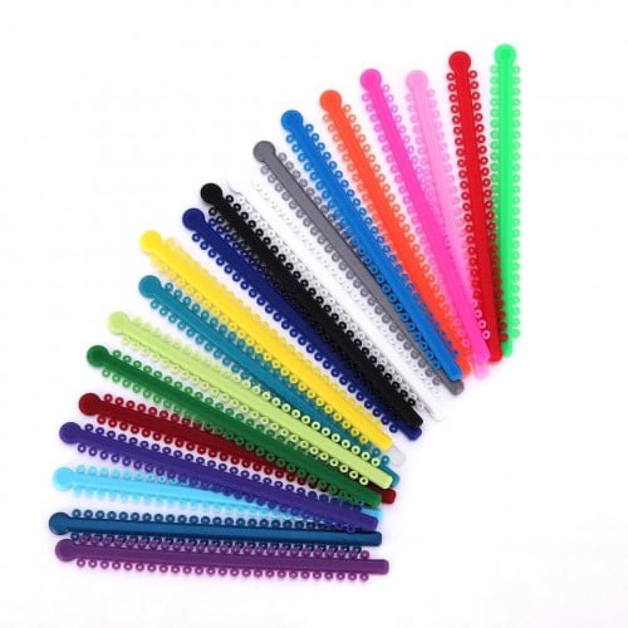 orthodontic ligature elastic rubbr