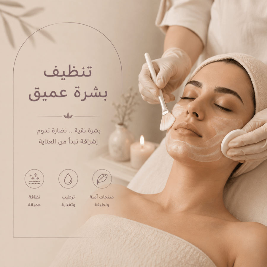 تنظيف بشرة عميق