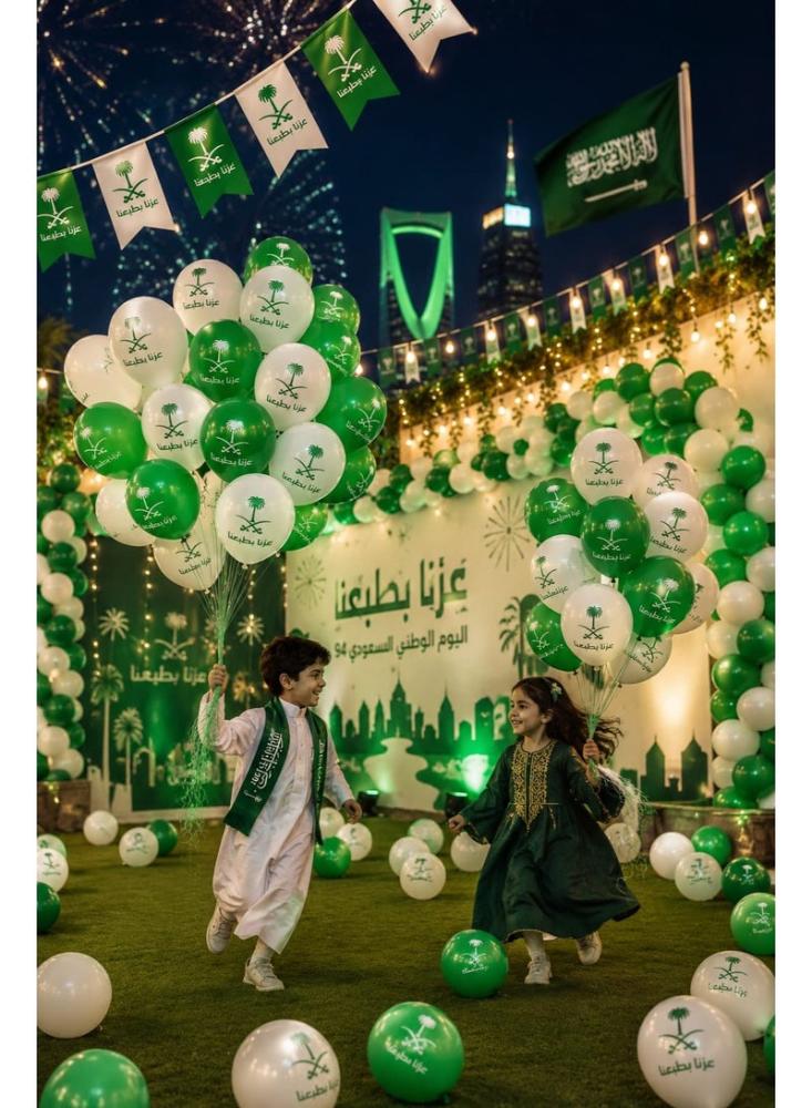 بالونات اليوم الوطني المطبوعة