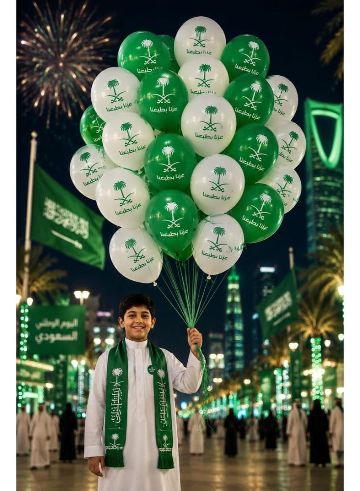 بالونات اليوم الوطني المطبوعة