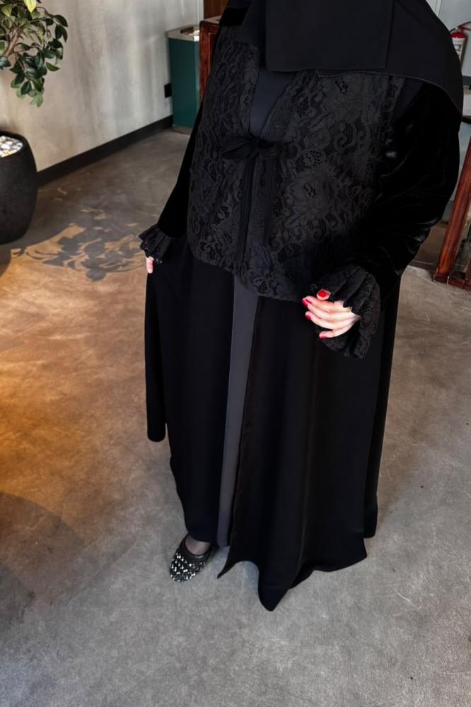 عباية وهج - أسود