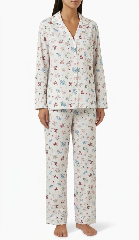 Blue & Pink Floral Pajama