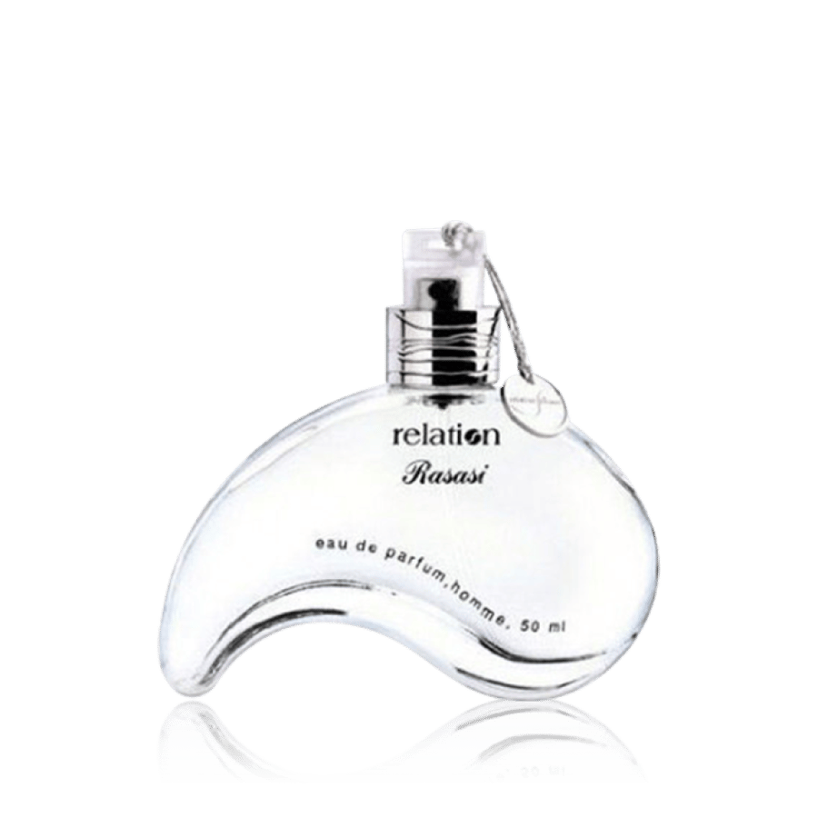 عطر رصاصي ريلايشن زجاجة أنيقة بحجم 50 مل تعكس الحيوية والانتعاش