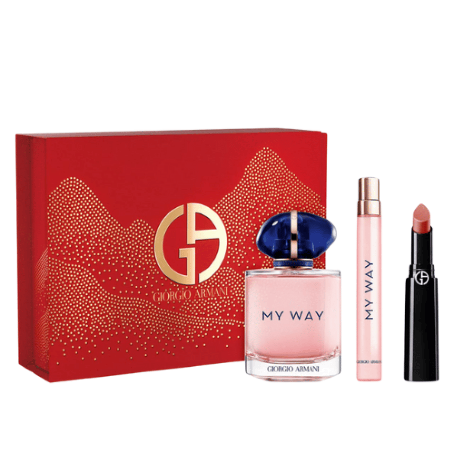 Armani My Way Eau de Parfum for women 90 ml perfume with 10 ml lipstick 3.1 grams