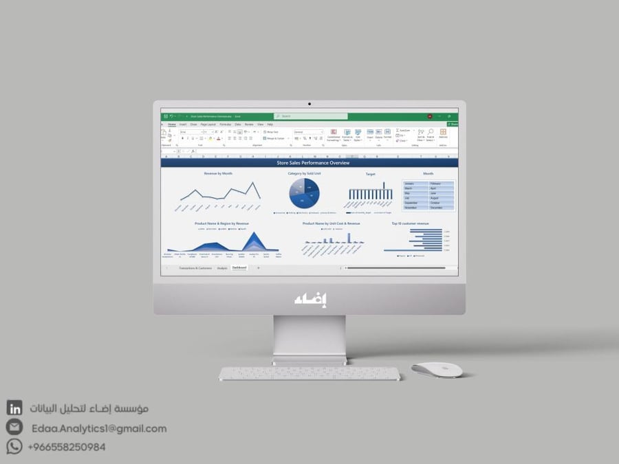 داشبورد Excel ( 5 داشبورد )