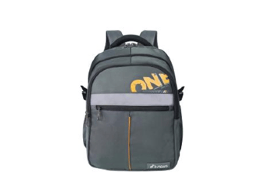 Etrain Laptop Backpack Made by High Quality Nylon Material, 18 inch, Fits Up to 15.6”, Gray