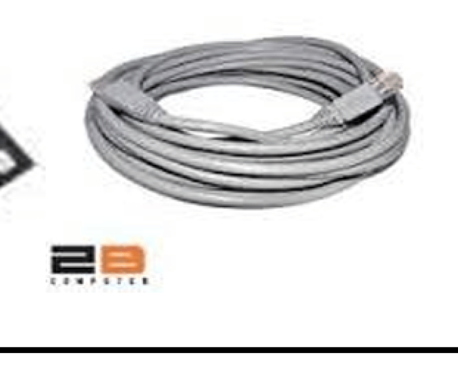 كابل 2B - هايبرلينك - كابل LAN - فئة 6 - طول 5 أمتار مع موصل RJ-45 مدمج في الجانبين