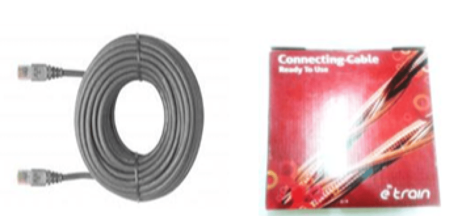 كابل Etrain HyperLink - فئة Cat 6 - طول 70 متراً - في عبوة كرتونية