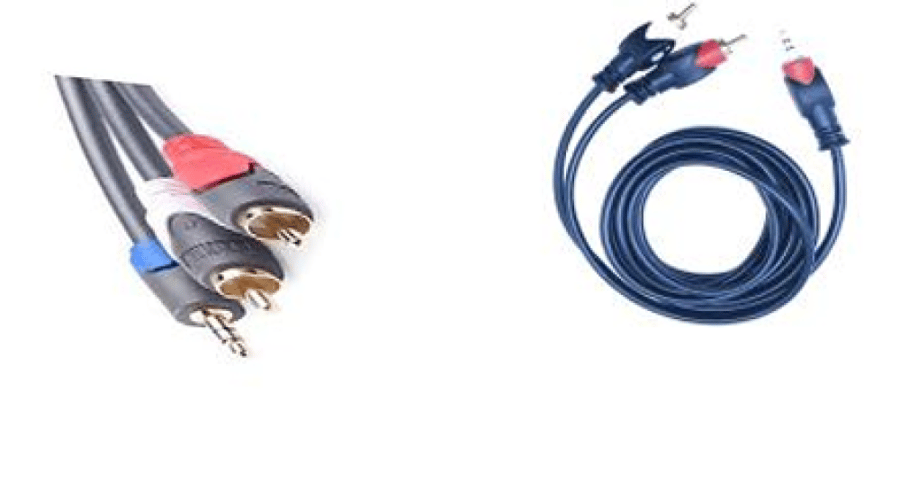 كابل صوت 2B للتوصيل DC/RCA بطول 1.8 متر عالي الجودة