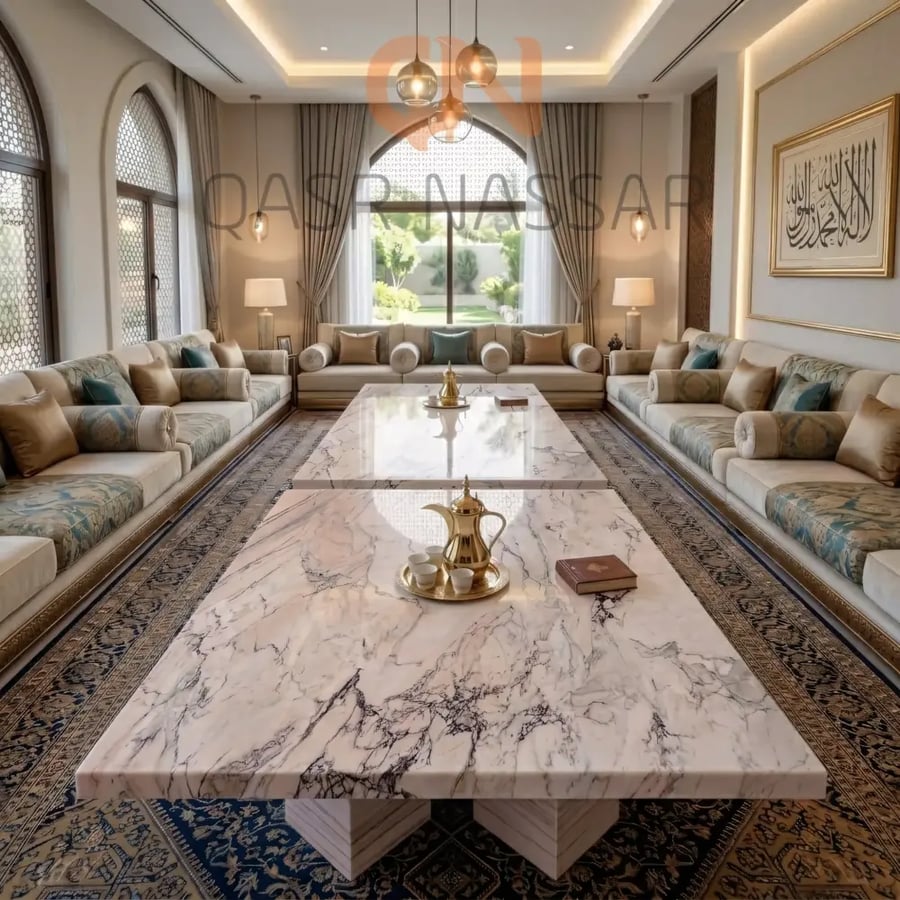 طاولة مجلس رخام أوريڤا