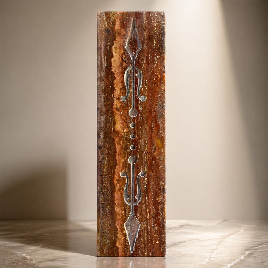CNC Marble Nosing – Linear Heritage Pattern