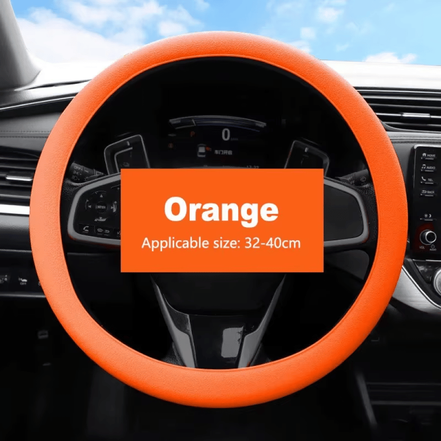 Silicone cover for steering wheel