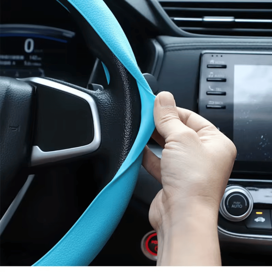 Silicone cover for steering wheel