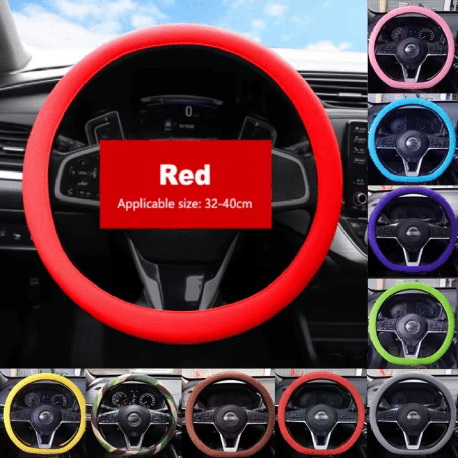 Silicone cover for steering wheel