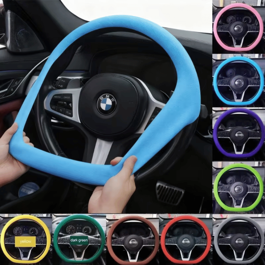 Silicone cover for steering wheel