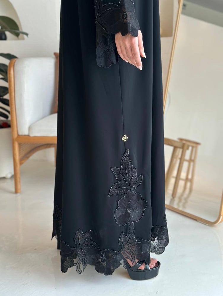 Black floral
