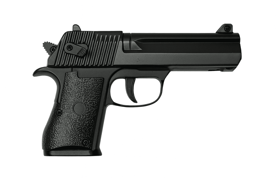Gun-shaped quarter leather full color brown