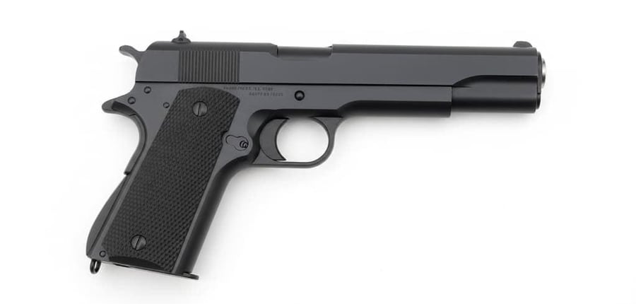 Official pistol strap, full rubber, three colors, for large pistols (decorative)