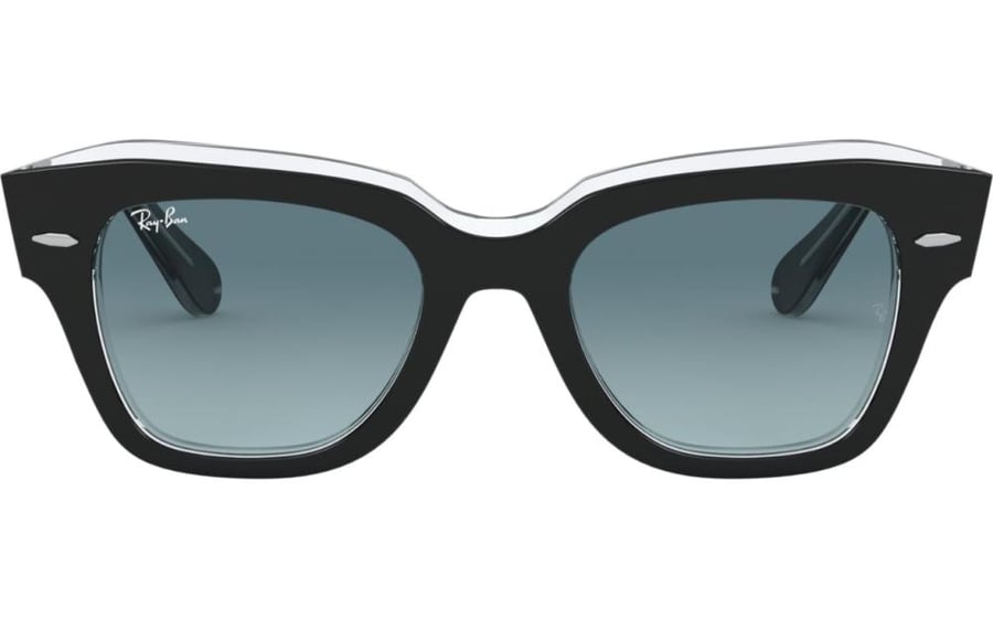 RB2186 state street 1294/3M Black On TransparentBlue Gradient Gray 49-20