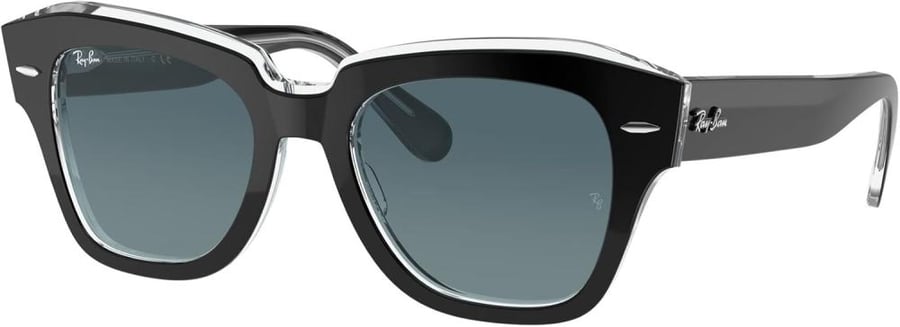 RB2186 state street 1294/3M Black On TransparentBlue Gradient Gray 49-20