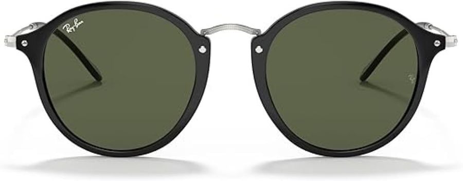 2447 ROUND FLECK 901 black silver G15 Green 49-21