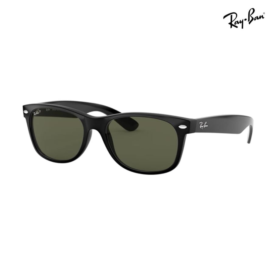 NEW WAYFARER2132 901/58 glossy  black G-15 green polarized  55-18-145