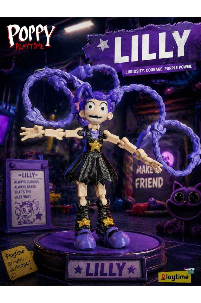 Rüzgar Tasarım دمية بوبى بلايتايم ليلي لوف بريدز مع أرجل وأذرع متحركة، شخصية متحركة T13