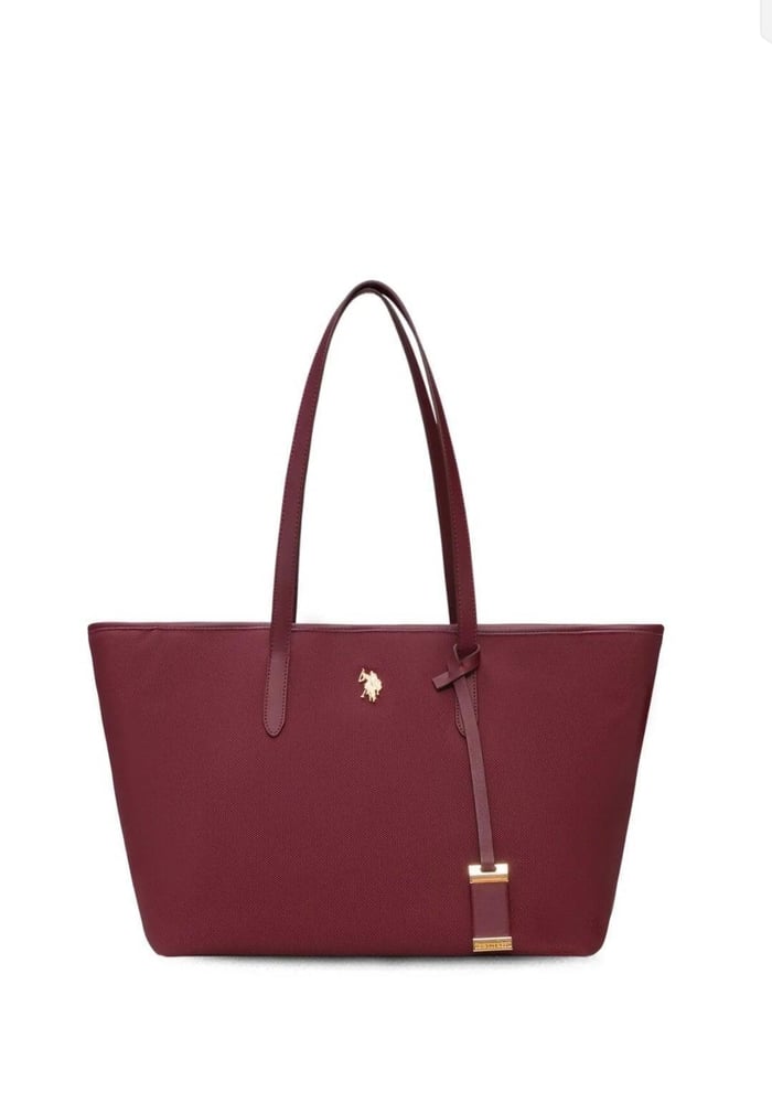 حقيبة كتف نسائية فاخرة – لون خمري (Burgundy) | إصدار حصري أونلاين US25655