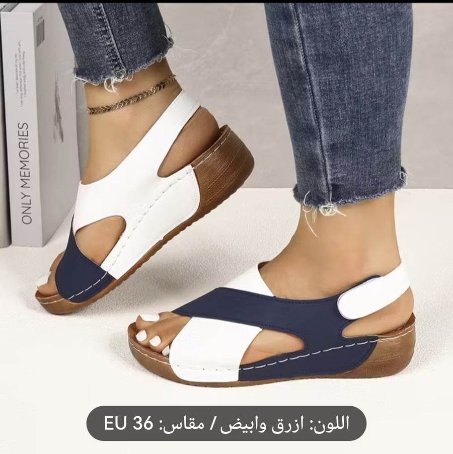 صندل نسائي بكعب مرتفع مع إبزيم
