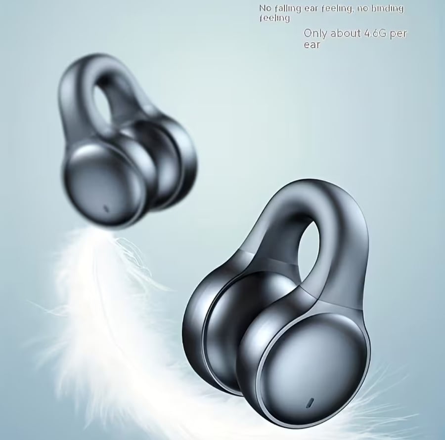 سماعة رأس لاسلكية جديدة لمسية لسماعات الأذن الرياضية مع مشبك لسماعات iphone xiaomi Flow سماعات ذكية هدية عيد الحب