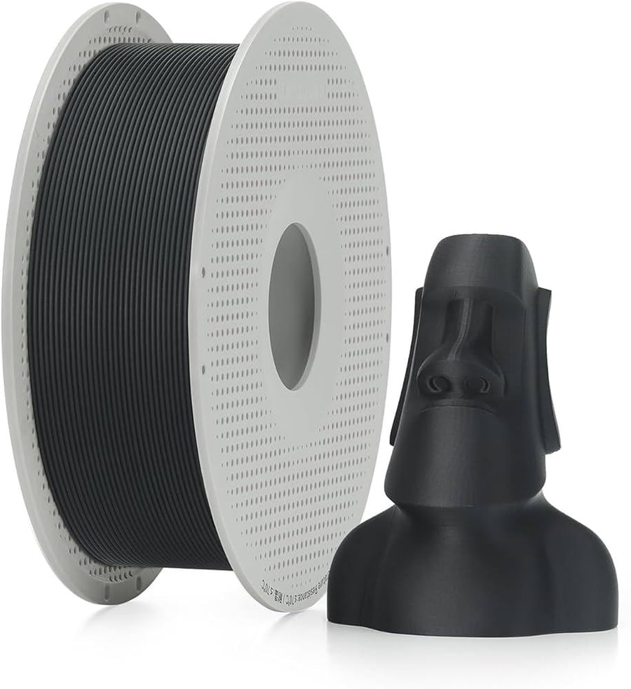 Bambulab Matte PLA Filament Charcoal 1kg (with spool)