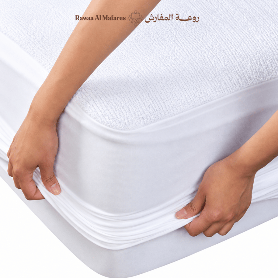 واقي مرتبة عازل للسوائل – أبيض