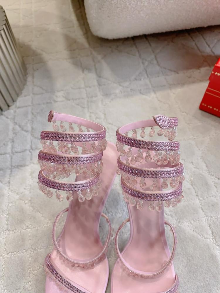 rene caovilla- pink