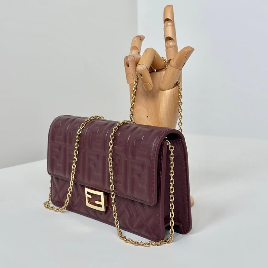 Fendi baguette on chain