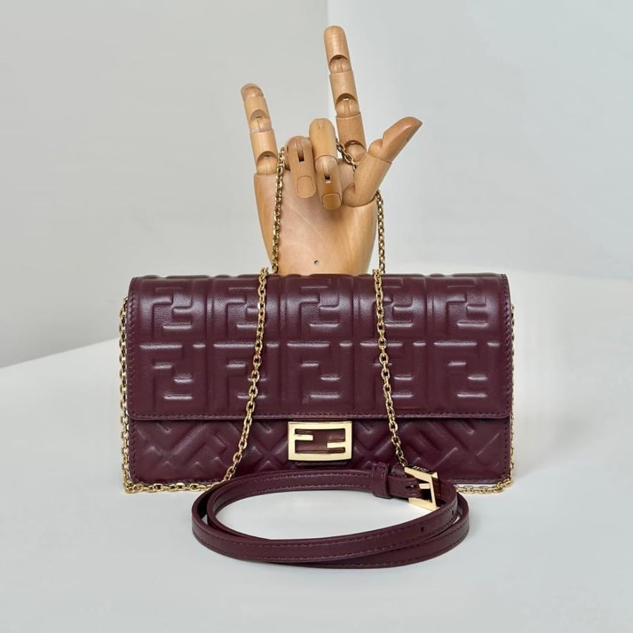 Fendi baguette on chain