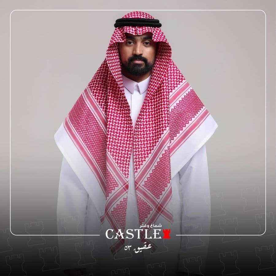 شماغ كاستل العقيق 53