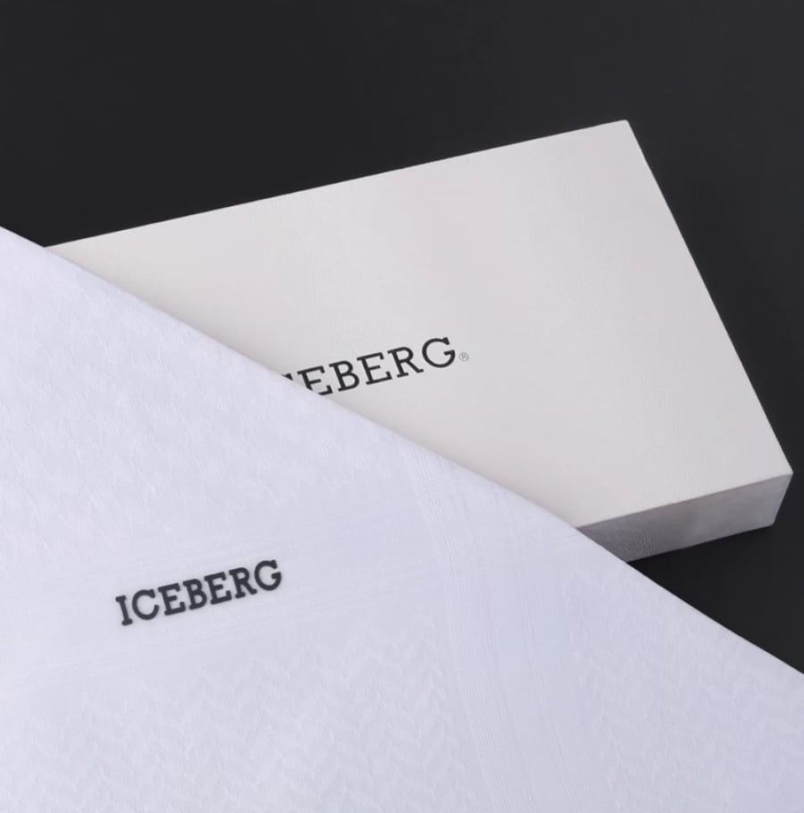 شماغ ايطالي ابيض ايسبيرج ICE-W
