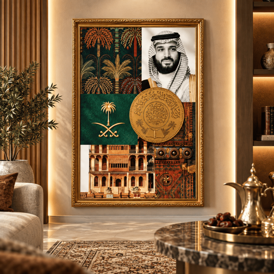 لوحات اليوم الوطني السعودي