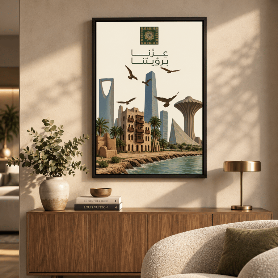 لوحات اليوم الوطني السعودي