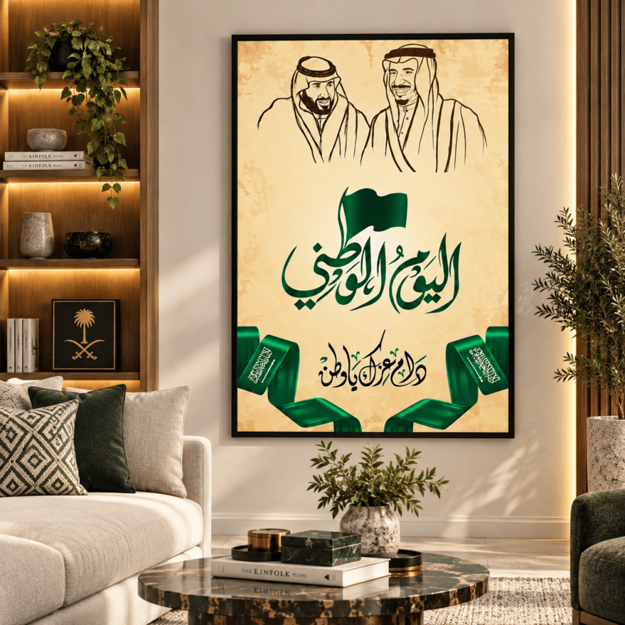 لوحات اليوم الوطني السعودي
