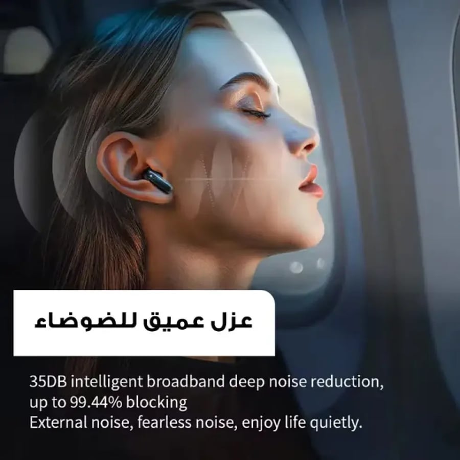 ايربودز بشاشة ديجتال من دينيكس بضمان عامين
