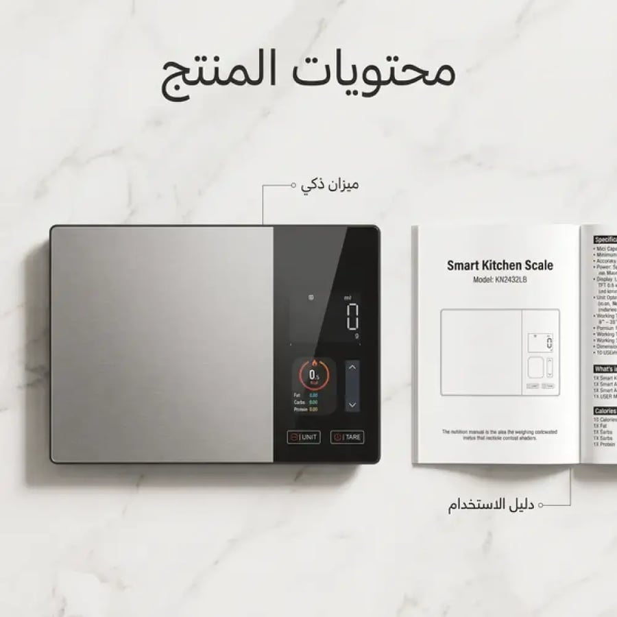 ميزان تحليل الاكل من خلال أبلكيشن جوال