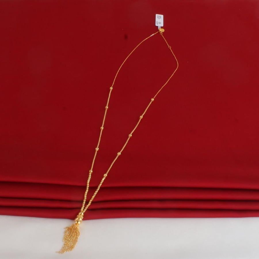 Gold rosary Bahraini design 21 karat weight 11.63 grams