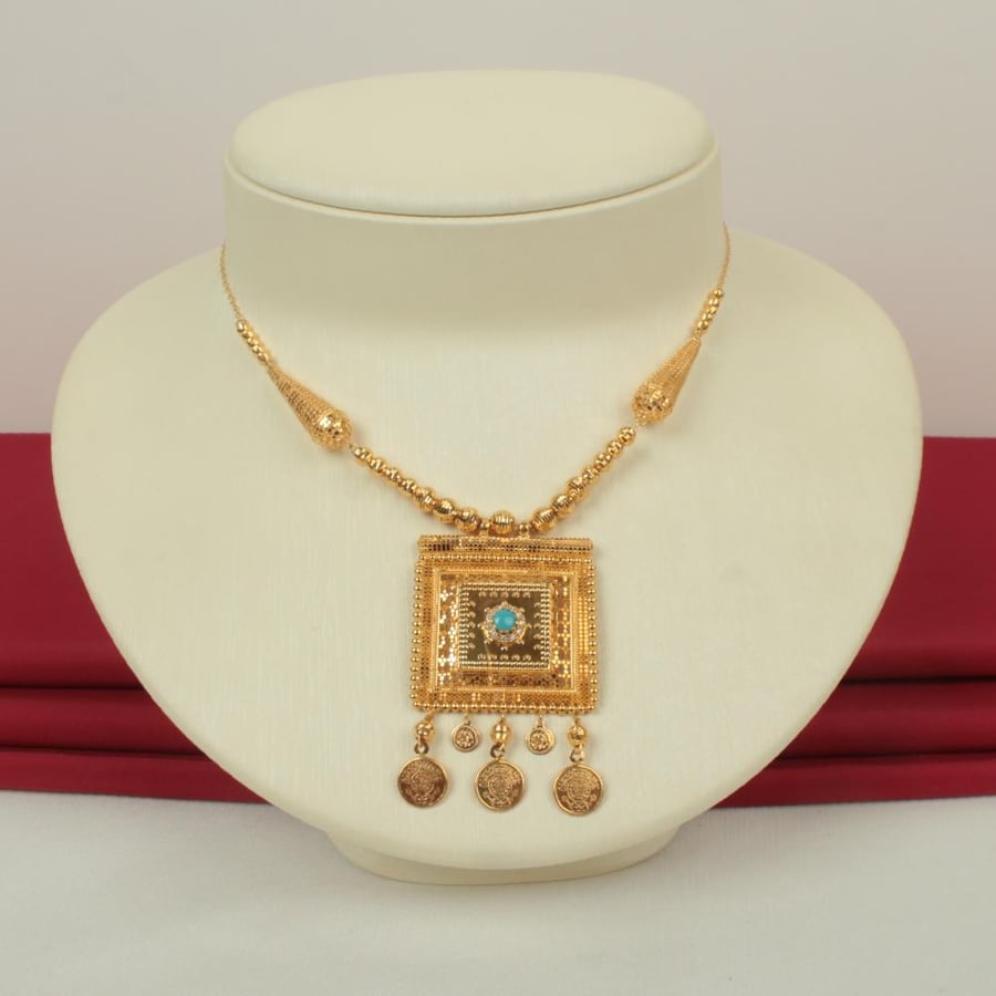 Gold necklace 21 karat