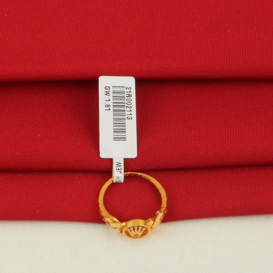 Gold ring 21 karat special design weight 1.81 grams